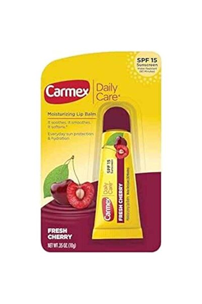 Carmex مرطب شفاه للعناية اليومية بنكهة الكرز المنعش وعامل حماية من الشمس 15
