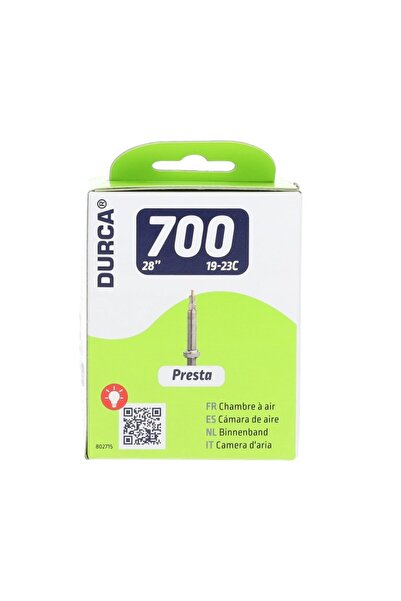 DURCA Σαμπρέλα ποδηλάτου 700 x 19/23C - 19/23-622 Βαλβίδα PV Μικρού Τύπου (80...