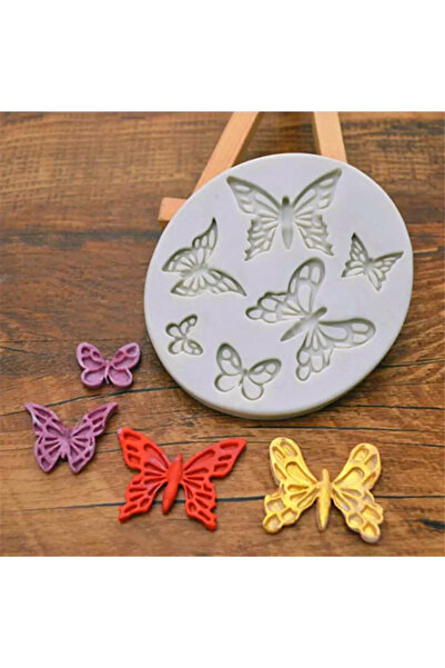 Siliko World Silicone Candle Mold Candy Dough Mold Multiple Butterfly Mold
