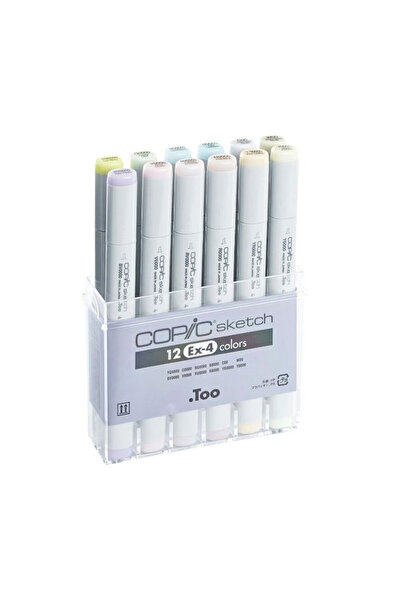 Copic Sketch Marker Set of 12 Ex-4