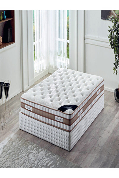 MAXX COMFORT YATAK Bianca Doğal Lateks 7 Bölgeli Cashmere Kumaş Ergonomik Yat...