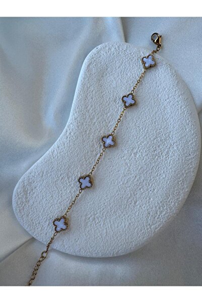GUNESTAKI Steel Mini White Bracelet