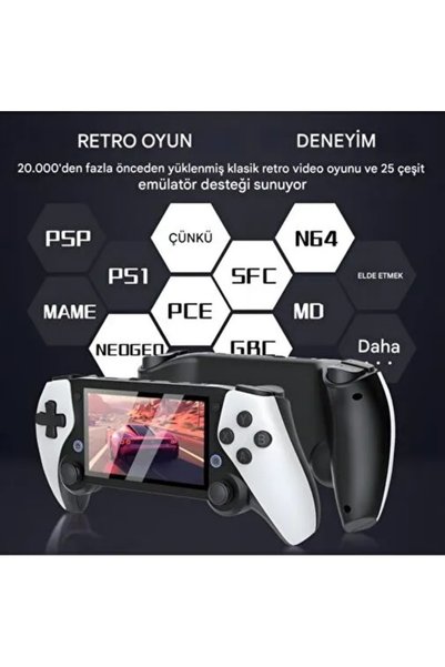 PlayX M25 HDMI Çıkışlı Taşınabilir Retro Oyun Konsolu - 20.000+ Dahili Oyunlu El Atarisi