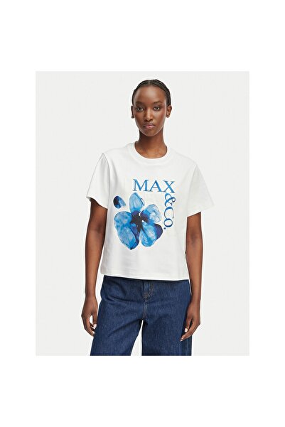 MAX&Co. Tricou de damă 2616971034200 Alb