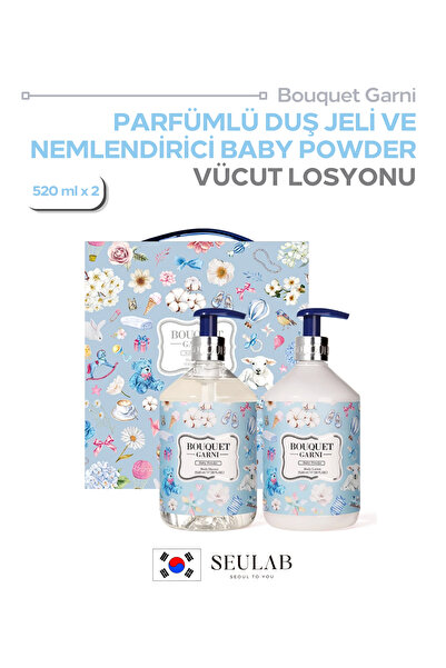 Bouquet Garni Fragranced Body Shower & Lotion Baby Powder | Duş Jeli ve Losyo...