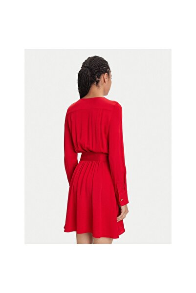 Guess Rochie de cocktail pentru femei 5YGK337356A Roșu
