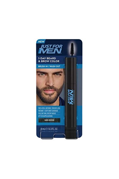 Just For Men Günlük Sakal & Kaş Beyaz Kapatıcı - Koyu Kahve