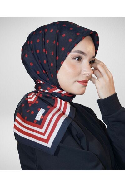 Generic Brand وشاح مودال منقوش بنقاط من البولي يوريثان