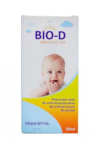 Bio D Bio-D Vitamin D3 Supplement, 400 IU/1ml, 50ml