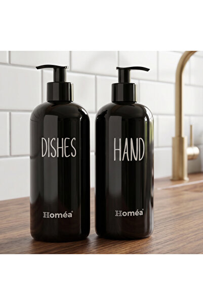 Homea Hands Dishes Sabunluk Siyah Renk – Şık ve Modern Mutfak & Banyo Sabunlu...