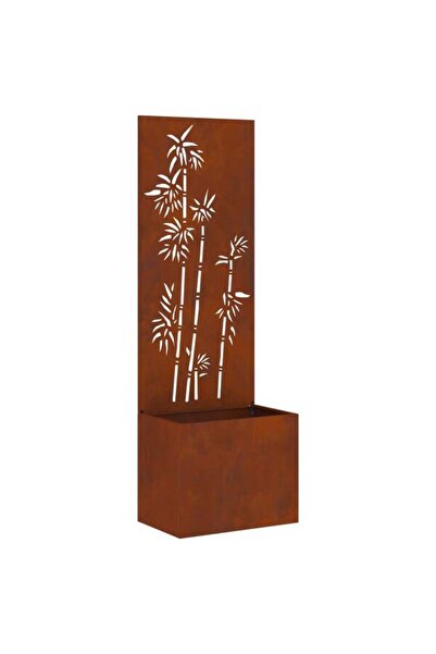 vidaxl Paravan de grădină ruginit 50 x 32 x 150 cm