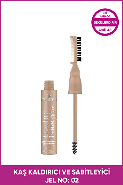 Essence Kaş Kaldırıcı ve Sabitleyici Jel No: 02 Açık Kahve