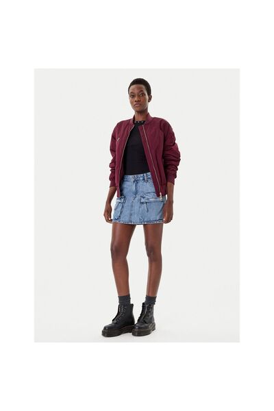 G-STAR RAW Fustă de blugi pentru femei D27703 Albastru