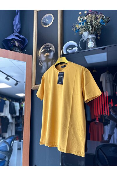 Siyah, Bisiklet Yaka, Düz / Sadesiz, Basic Erkek (veya Uniseks) T-Shirt.