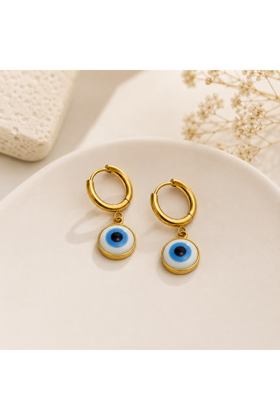 Archhazel Jewelery Steel Earrings - Gold-colored - Without Stone