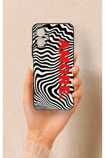 Vip Case Omix X5 Compatible Zebra Amore Patterned Silicone Case