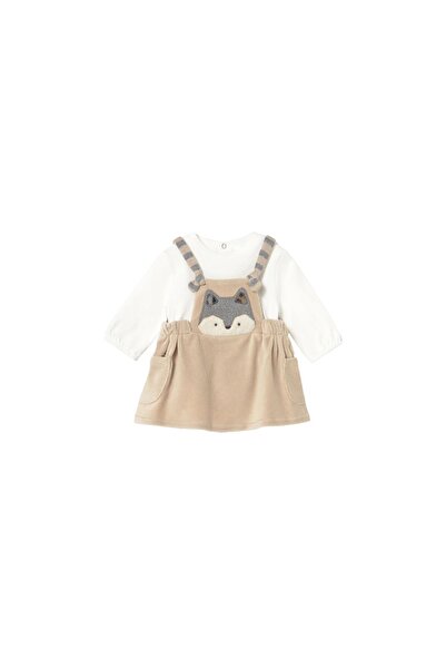 MAYORAL Rochie de zi cu zi pentru fete 2802 Bej