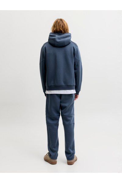 Jack & Jones Jack Jones Jcofusıon Sweat Full Zıp Hood Erkek Antrasit Sweatshirt