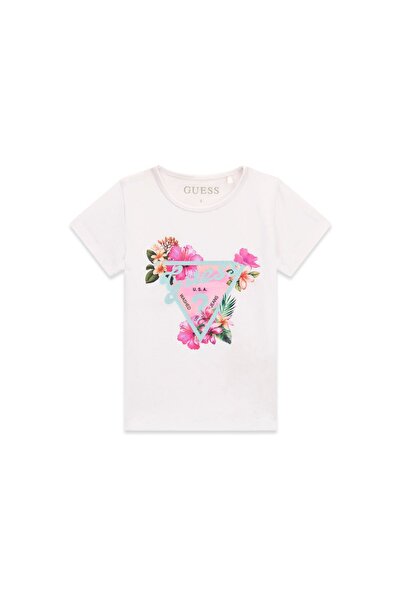 Guess Tricou de fată K6GI02K6YW4 Alb