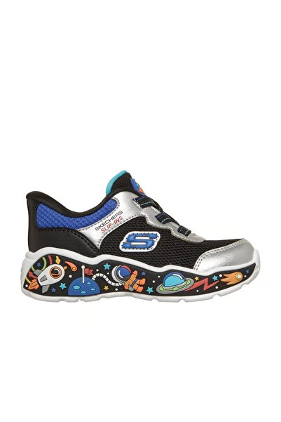 SKECHERS 407625N BKSL Play Scene Unisex Çocuk Spor Ayakkabı