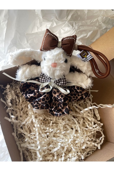 Doca Box Tavşan Peluş Anahtarlık
