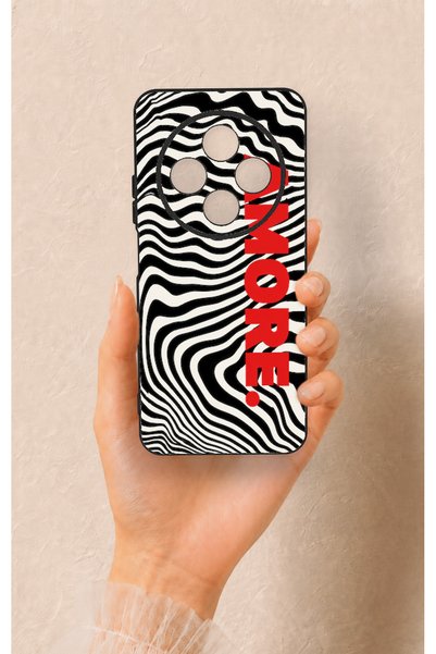 Vip Case Redmi 14C Compatible Zebra Amore Patterned Silicone Case
