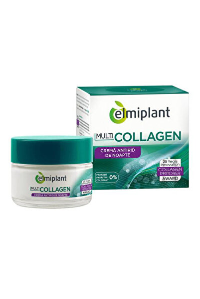 ELMIPLANT Collagen Anti-Wrinkle Night Cream, 50ml