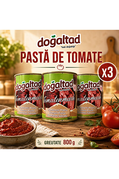 DOĞALTAT Доматена паста, Комплект 3 х 800 г