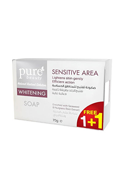 Generic Brand صابون بيور بيوتي لتفتيح المناطق الحساسة (1+1)