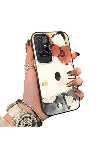 ucuc Xiaomi Redmi 10 2022 Compatible Hard Acrylic Back Silicone Edge Lens Pro...