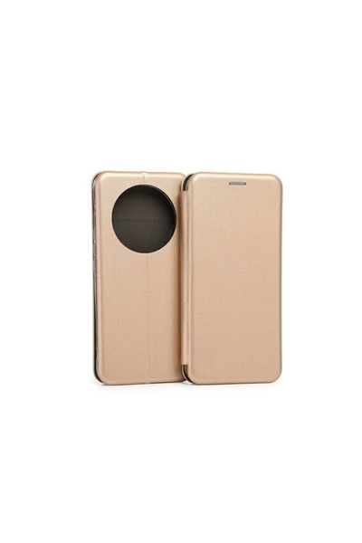 OEM Husă flip cover Smart Magneto pentru Honor Magic 5 Lite, aurie