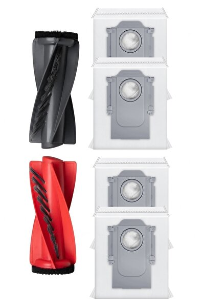 Rovexa Συμβατό με Roborock QRevo Edge: 1 κύρια βούρτσα και 4 σακούλες σκόνης