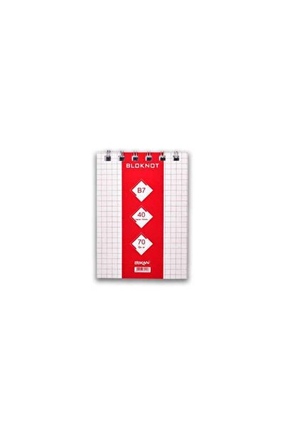 Bezos G0140 40 Sheets Spiral Notepad No:2 Squared 1 Piece