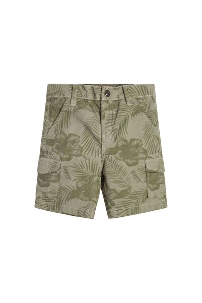 Guess Pantaloni scurți din material textil pentru băieți N3GD12WFCB0 Verzi