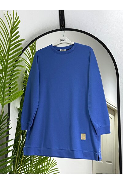 ÖZNE BUTİK Modest Tunics - Blue - Regular fit