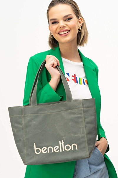 Benetton Kadın 26K-1163 Kol Çantası Haki