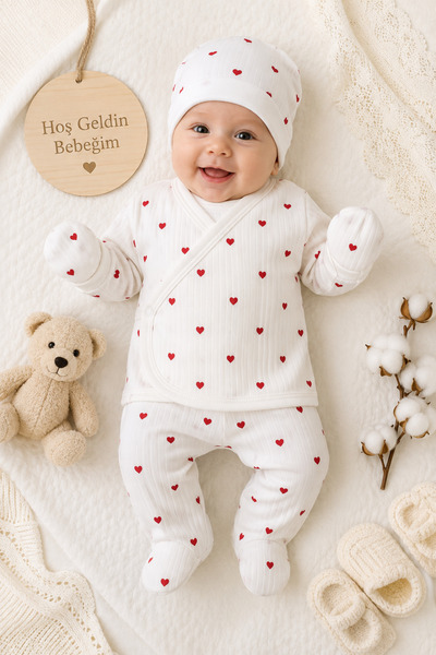 Yalçınoğlu Kids Coming Home Outfits - White - Casual