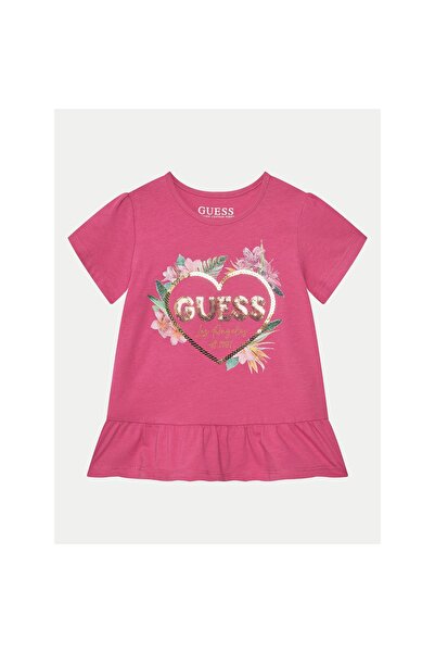 Guess Tricou de fată K5GI10K6YW4 Roz