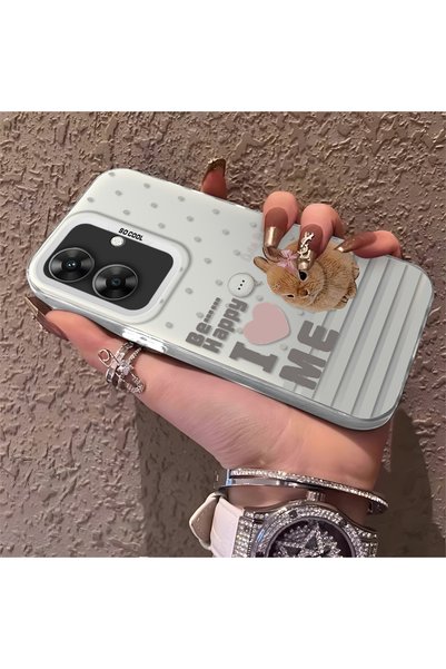 ucuc حافظة حماية من السيليكون الصلب الأكريليكية المتوافقة مع هاتف Realme Note 60