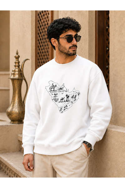 ZAVIXO Sweatshirts - White - Oversize