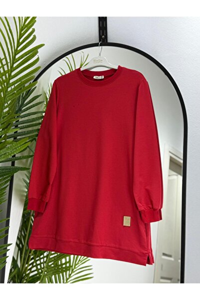 ÖZNE BUTİK Modest Tunics - Red - Regular fit