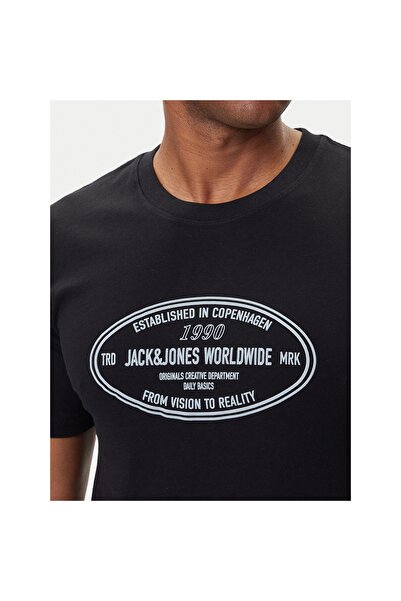 Jack & Jones Tricou bărbătesc 12283800 Negru