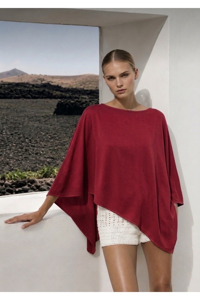 pistore Blouses - Red - Asymmetric