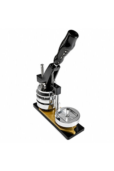 Goldpix Profesyonel Kare Buton Rozet Baskı Makinesi – 50 mm