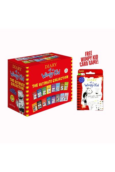 PHINDBOOKS Diary of a Wimpy Kid 16-Book Box Set – Free Card Game
