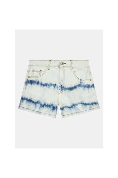 Guess Șorturi din denim pentru fete J4GD00D45E0 Alb