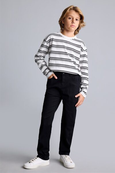DeFacto Trousers - Black - Not specified