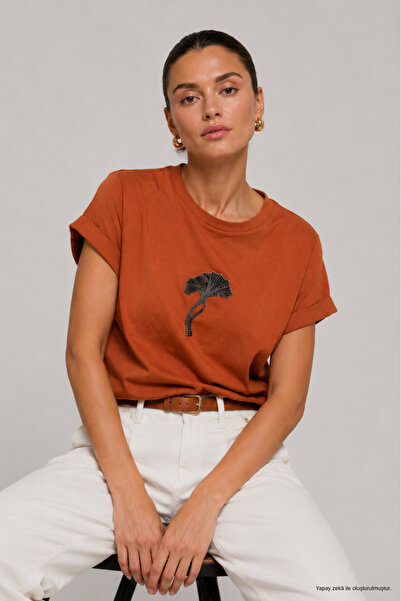 WILD BEE Blouses - Orange - Regular fit