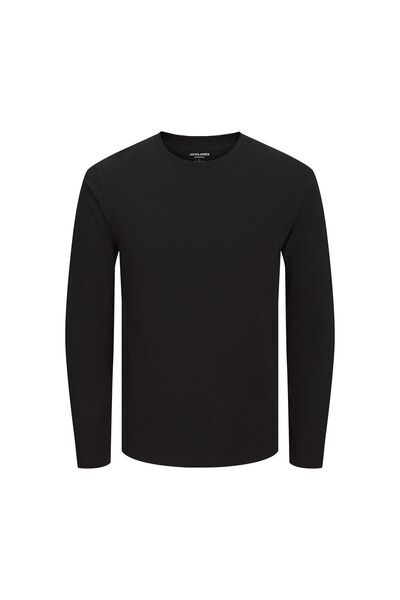 Jack & Jones Bluză cu mânecă lungă pentru bărbați 12279538 Negru