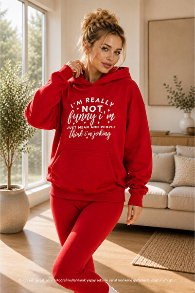caddekombin Sweatshirts - Red - Casual